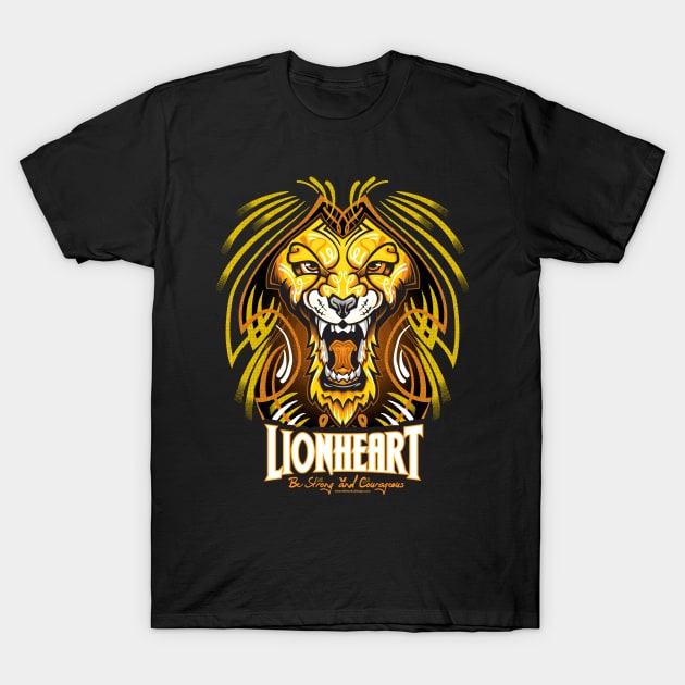 Lion Heart T-Shirt by Mattocks Design